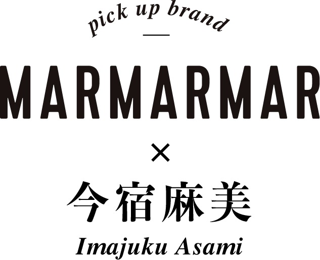 pick up brand MARMARMAR x Asami Imajuku