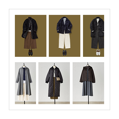 Special contents：2022-2023 AW Outer Styling イメージ