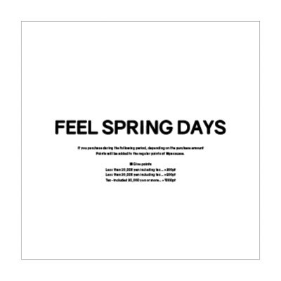 FEEL SPRING DAYS – mizurio ind/MARcourt イメージ