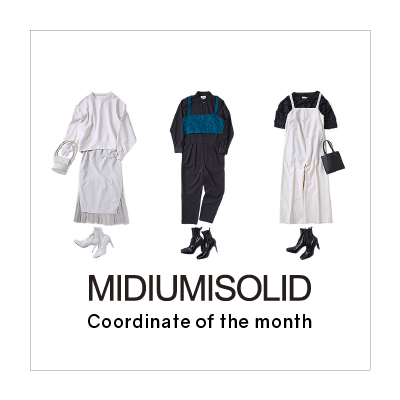 Coordinate of the month：MIDIUMISOLID イメージ