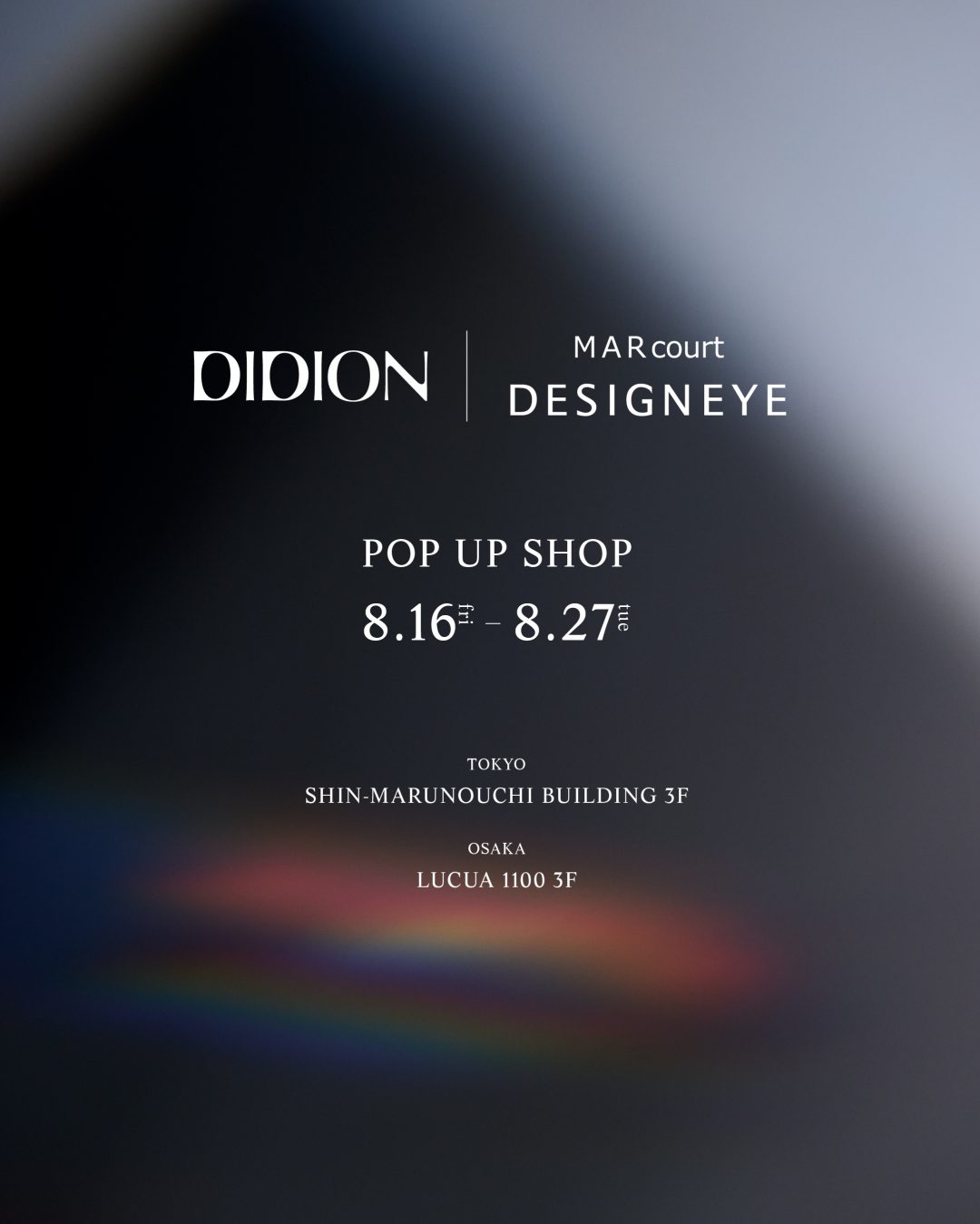 DIDION POP UP STORE