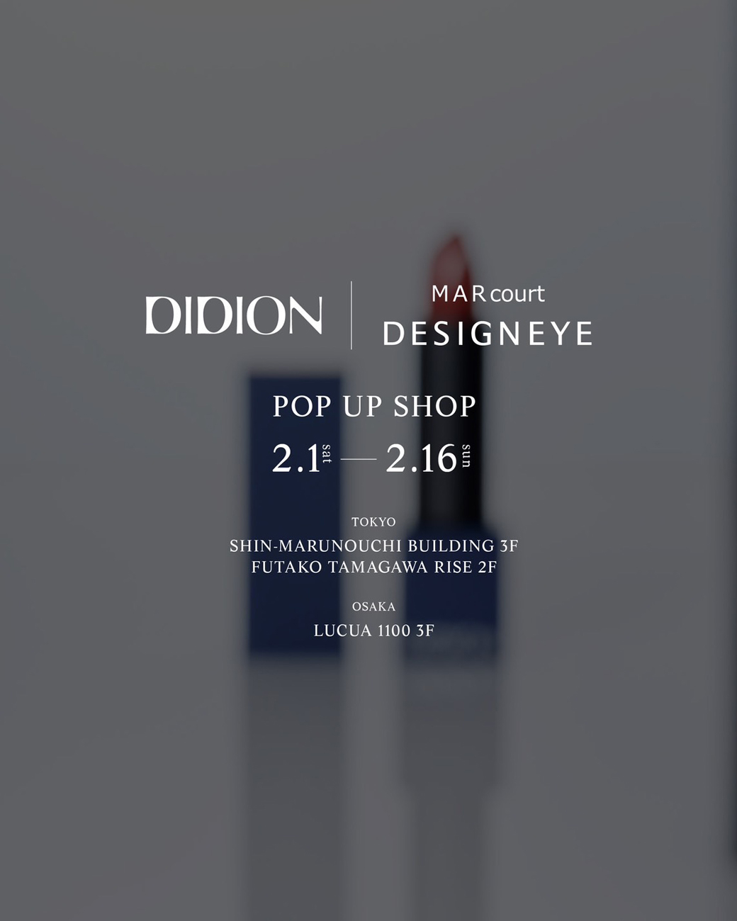 DIDION POP UP STORE