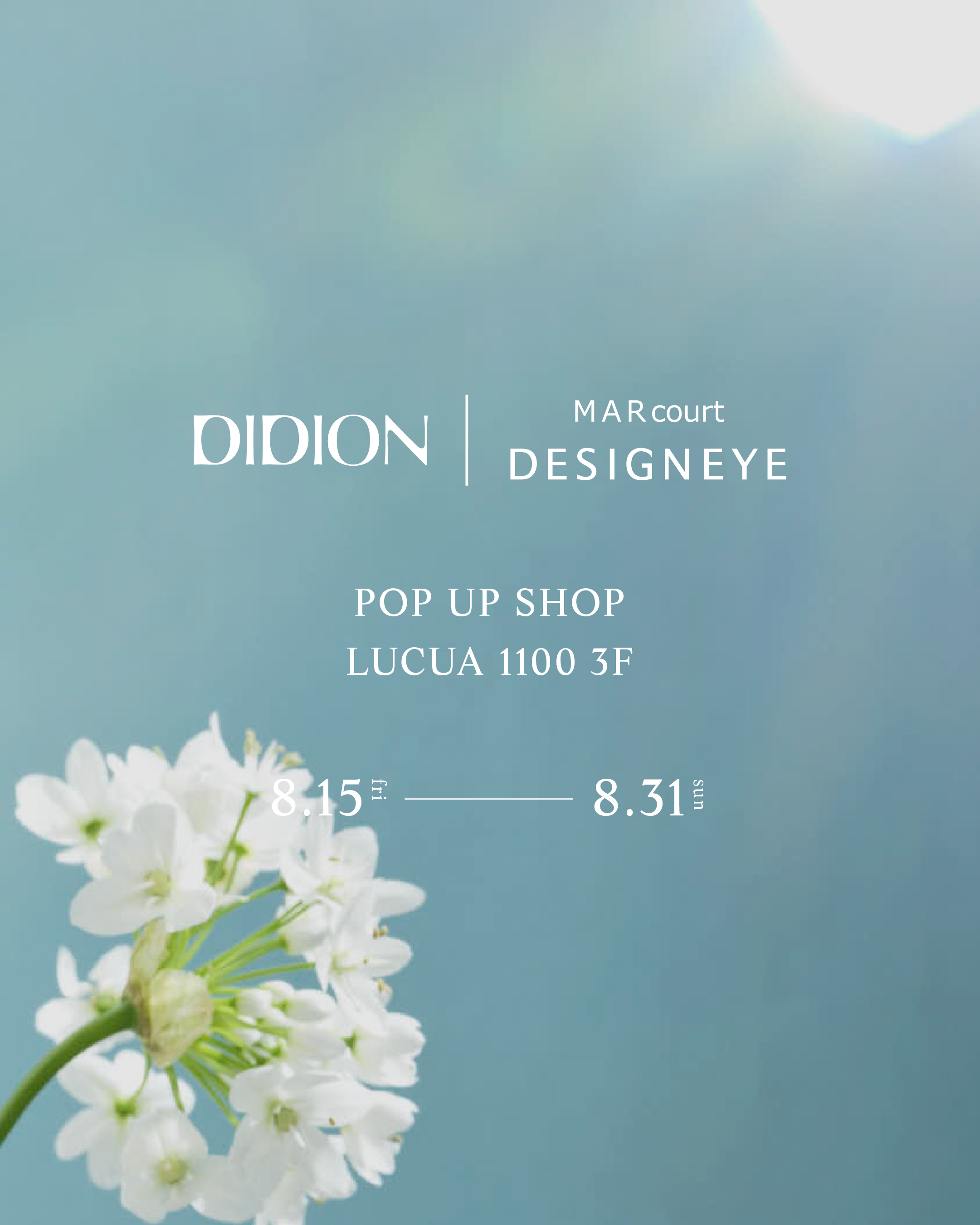 DIDION POP UP STORE