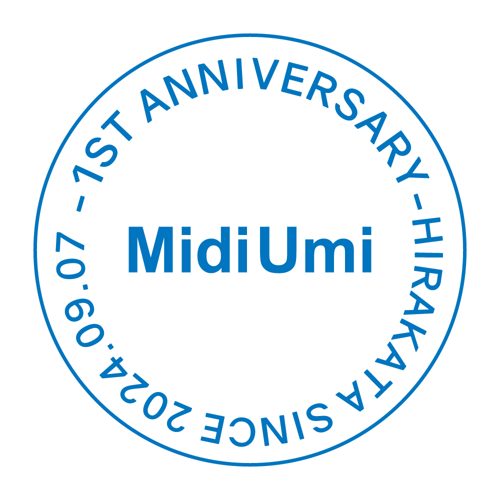“midiumihirakata”
