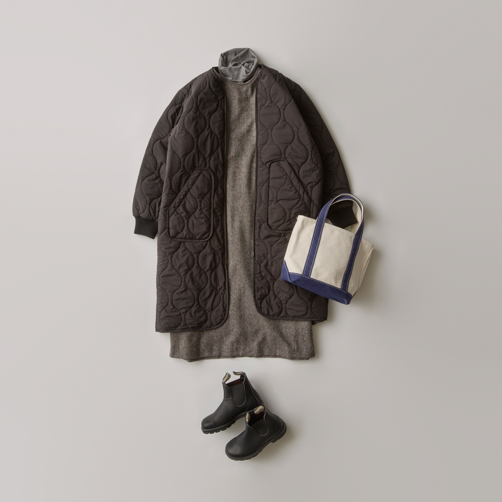 軽くてあったかなキルティングをデイリーに